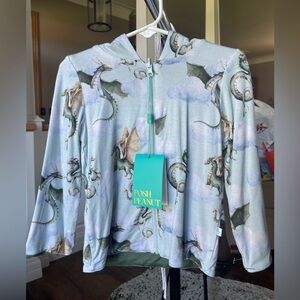 Percy posh peanut full zip hoodie